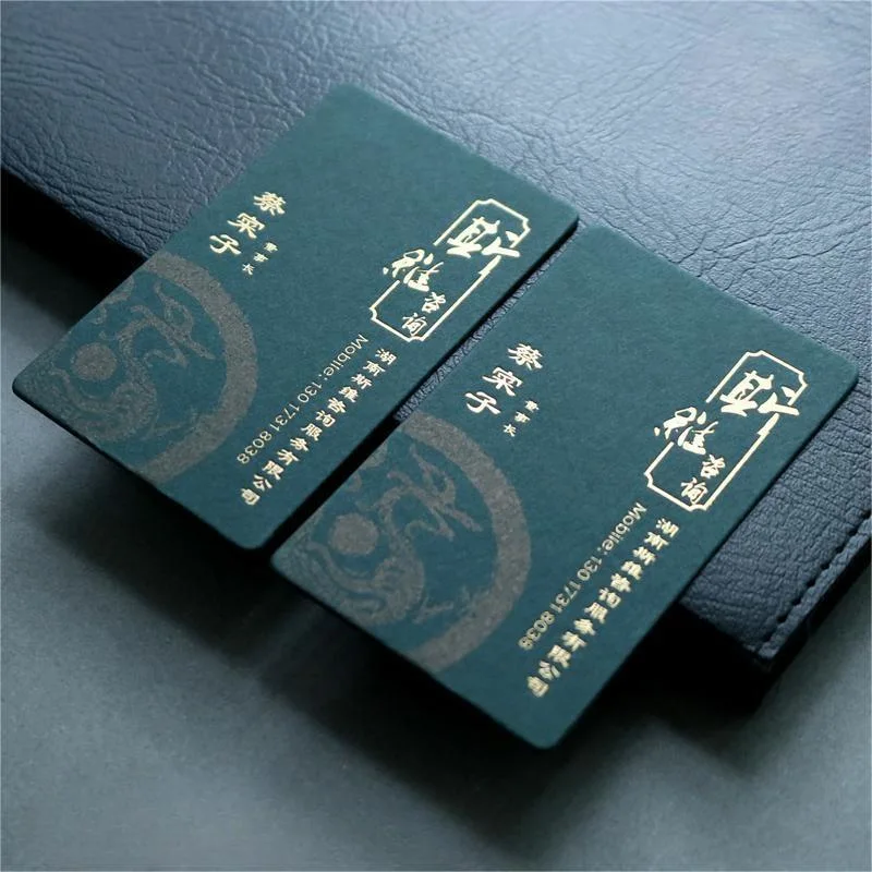 Thicker 500g Business Card Copperplate Paper Double-Sided Color Printing with Waterproof and Matte Film