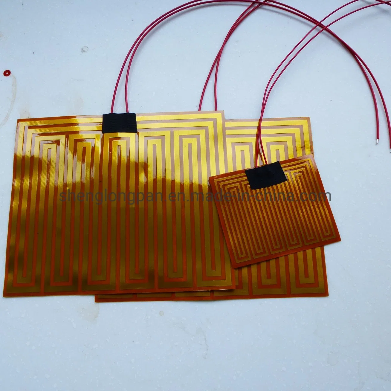 12V DC Flexible Polyimide Film with Adhesive PCB Kapton Heater