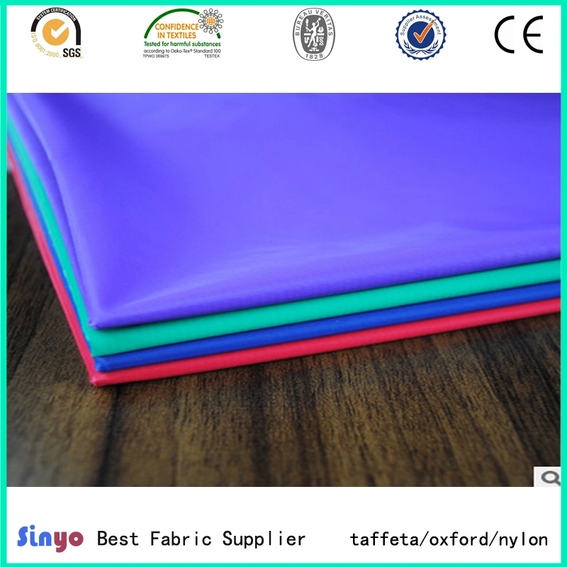 100% Nylon 210d Oxford Cloth for Bags with PVC Backing