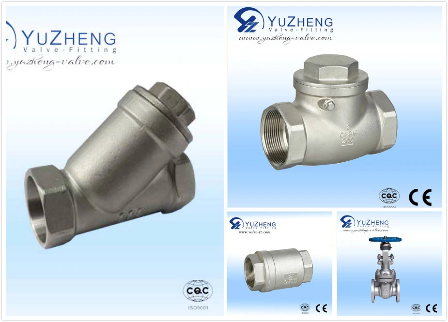 Корпус из нержавеющей стали 304/316 Y введите контрольный клапан
