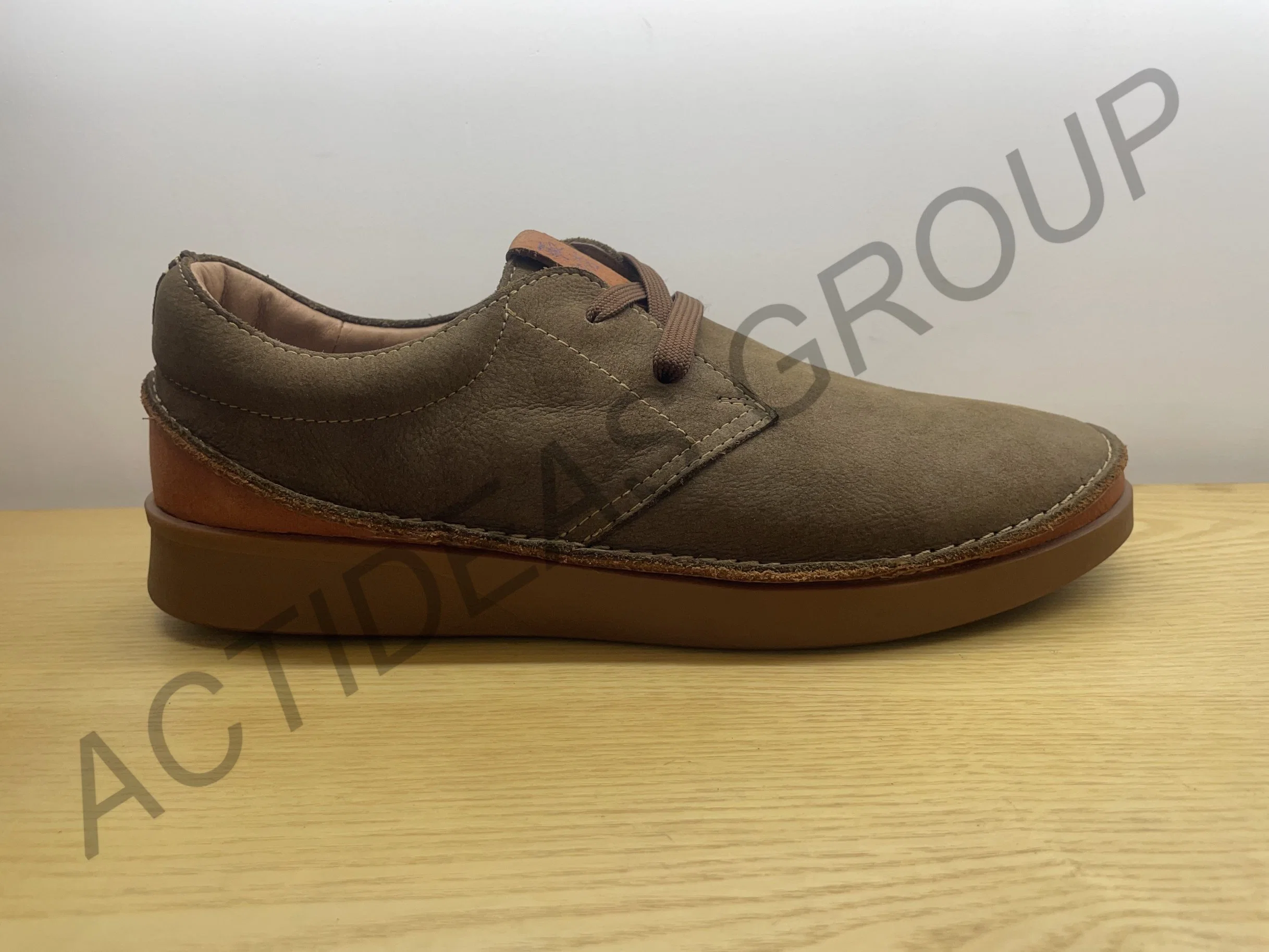 Оптовая продажа Легкая черная деловая кожа повседневная обувь Кожаная официальная обувь Oxford