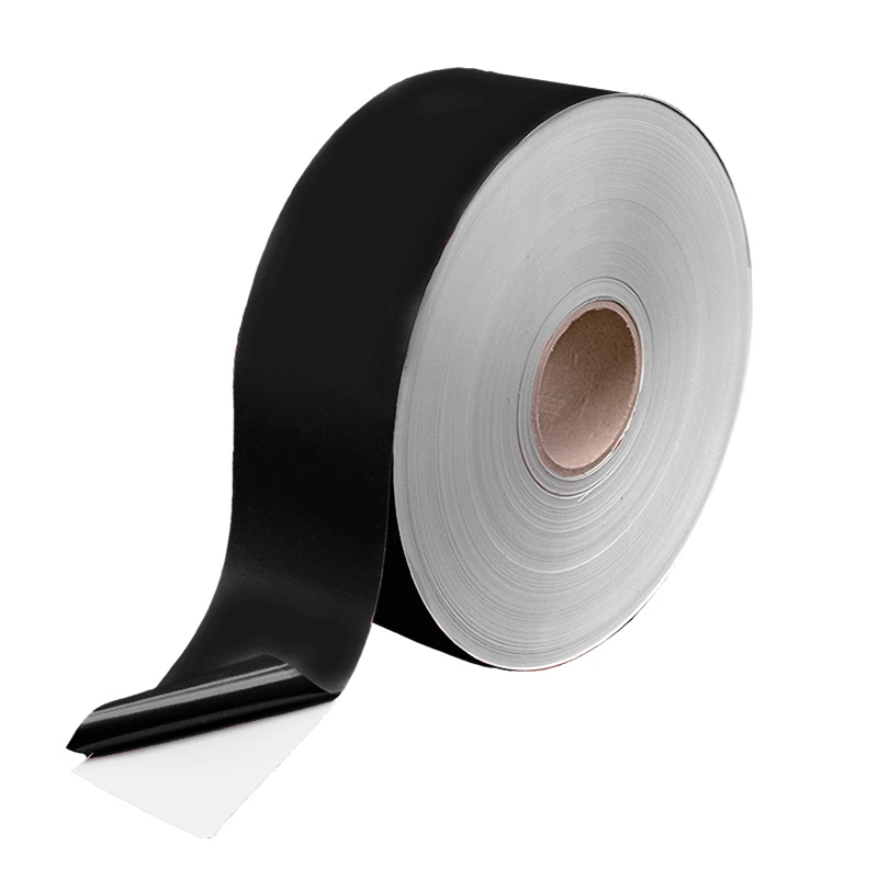 مادة لاصقة بلون أسود من مادة PVC مواد خارجية ملصق الإعلان