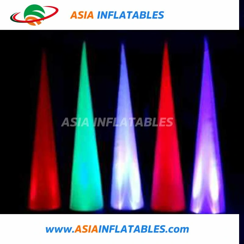 Giant Inflatable Light Air Column Tube, Inflatable LED Cone Tube