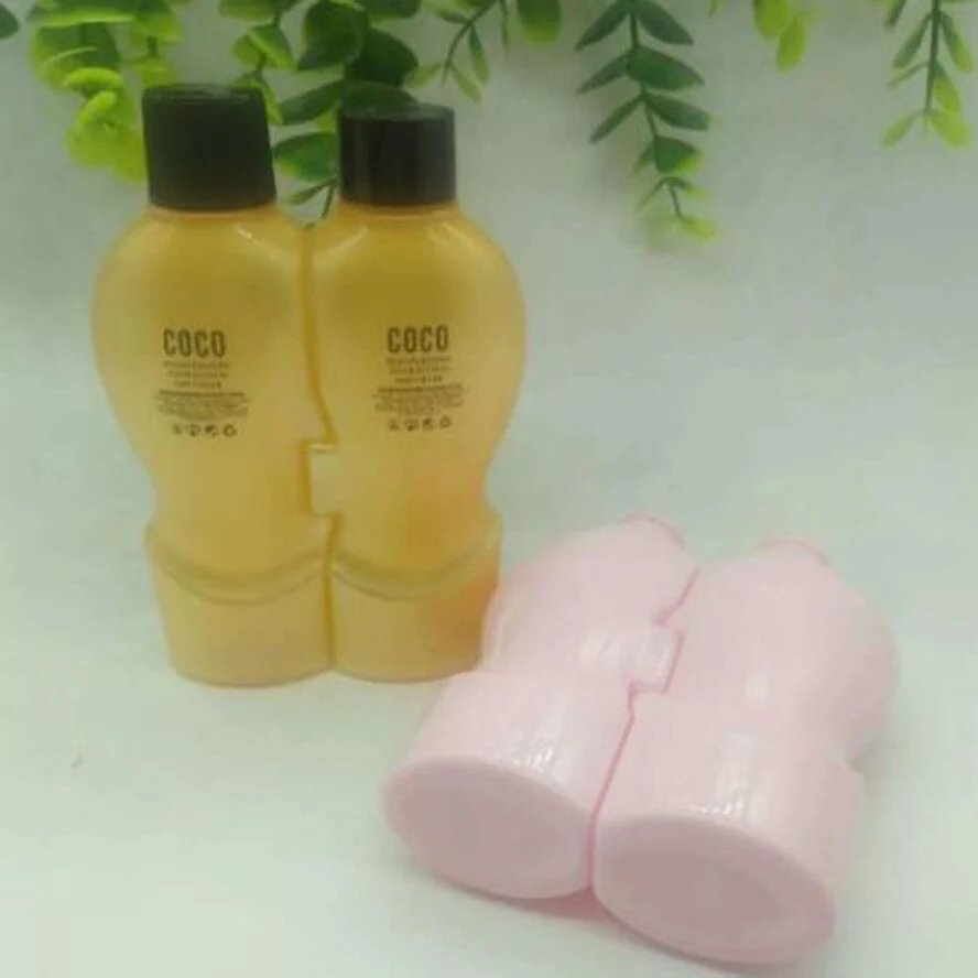 Custom Color 100ml Plastic Pet Twins Bottle for Personal Care