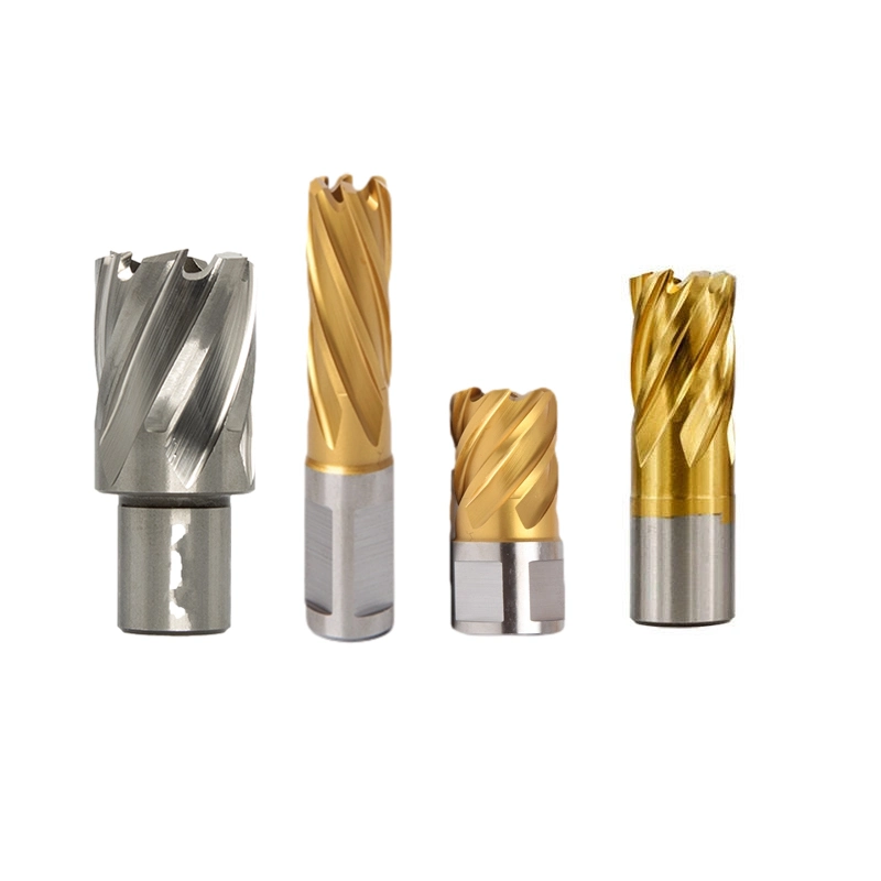 HSS6542 Broach Annular Cutter Magnetic Core Drill Bits with Diameter 12-60mm Cutting Depth 25mm 50mm Stainless Steel Hole Saw