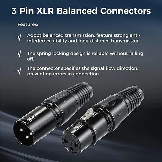 Conectores XLR de 3 pines, conectores de tipo soldadura XLR de 10 y 10 conectores, conectores de audio XLR de cable de micrófono, conectores de adaptador XLR de tipo soldadura