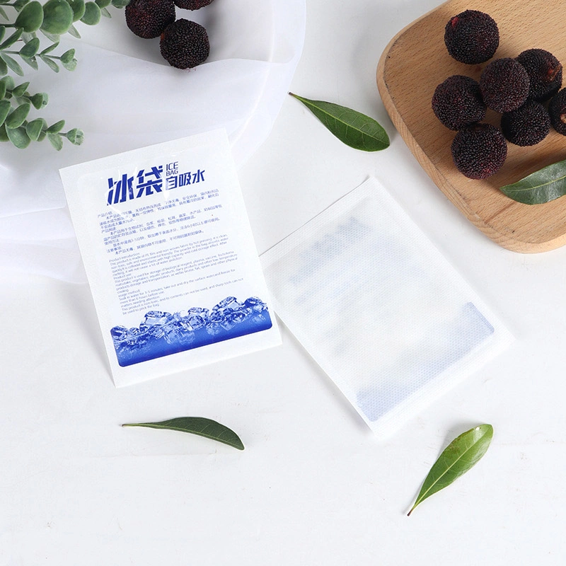 180 Ml Wholesale/Supplier Reusable Ice Packs Custom Design Self-Priming Water Food Dry Ice Gel Pack