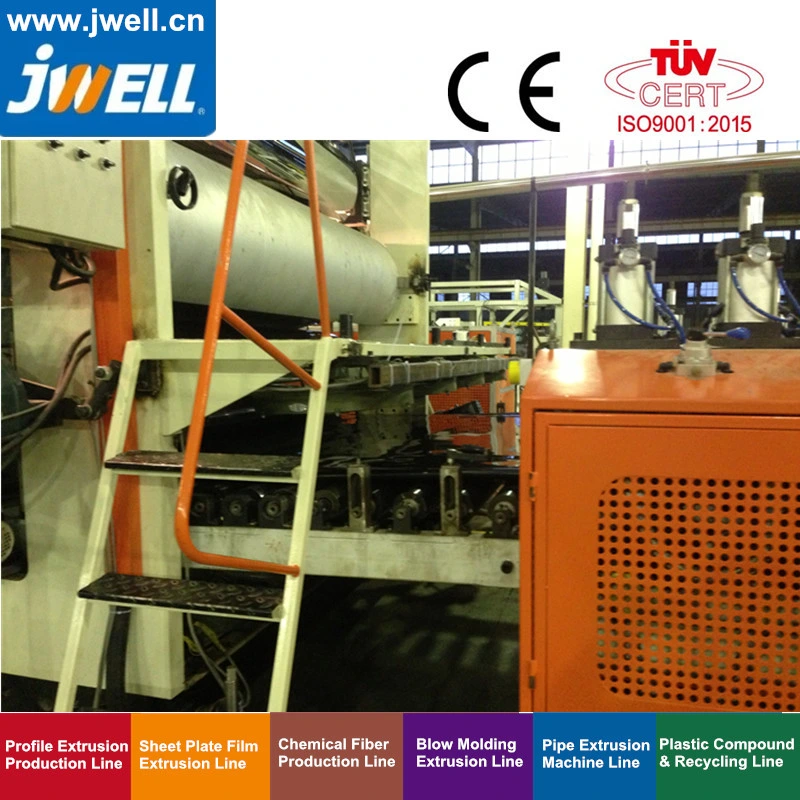 Jwell PE, PP 2000mm Thick Plate Extrusion Line /Extrusion/Extruder/Line Made in China