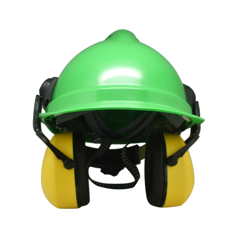 ABS Material Safety Earmuff Fitting for Safety Helmet as PPE Products for Construction Workers