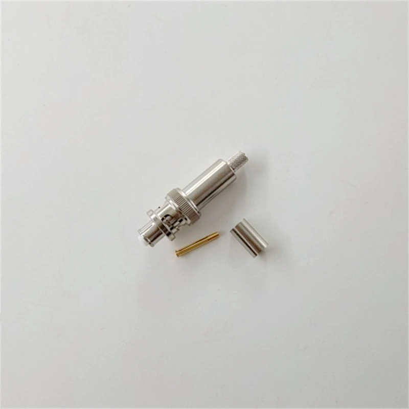 Shv antena coaxial RF de crimpado macho conector para cable RG59