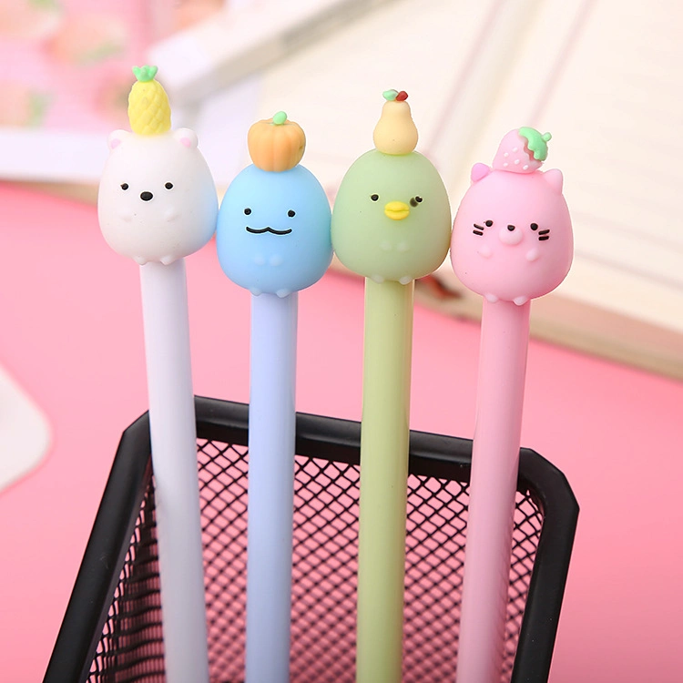 Cartoon Animal Fruit Creative Cute Office Stationery Gel Pen