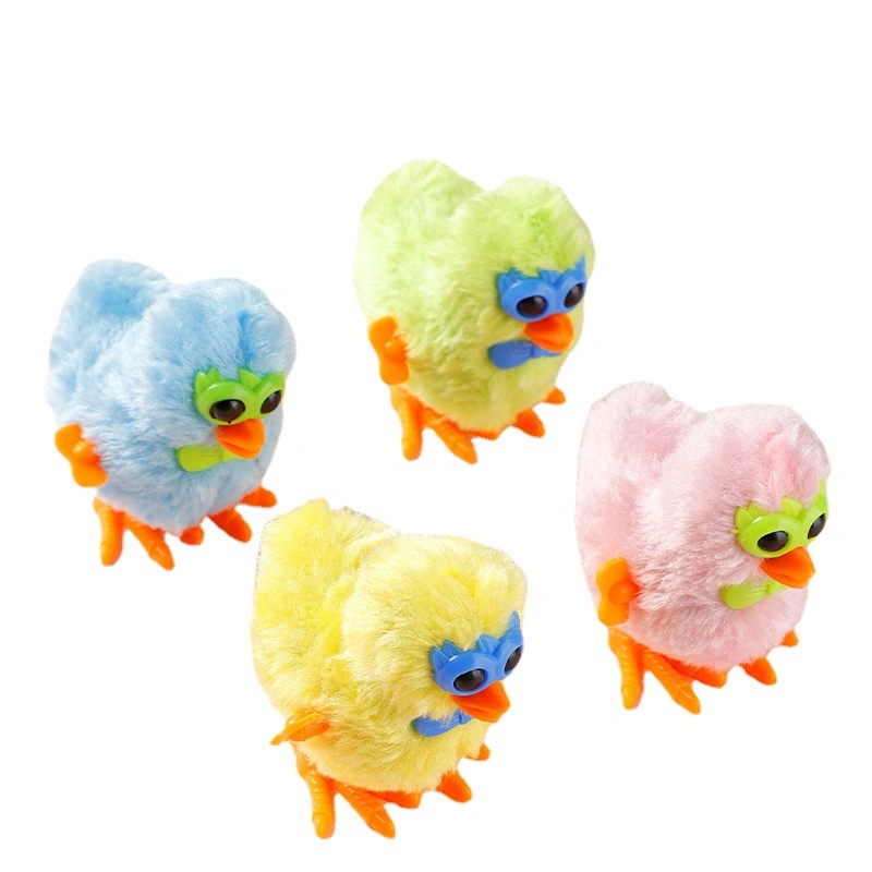 Peluche Clockwork Chicken para criança brinquedos de passeio salto de galinha plástico brinquedo Para brinquedos infantis