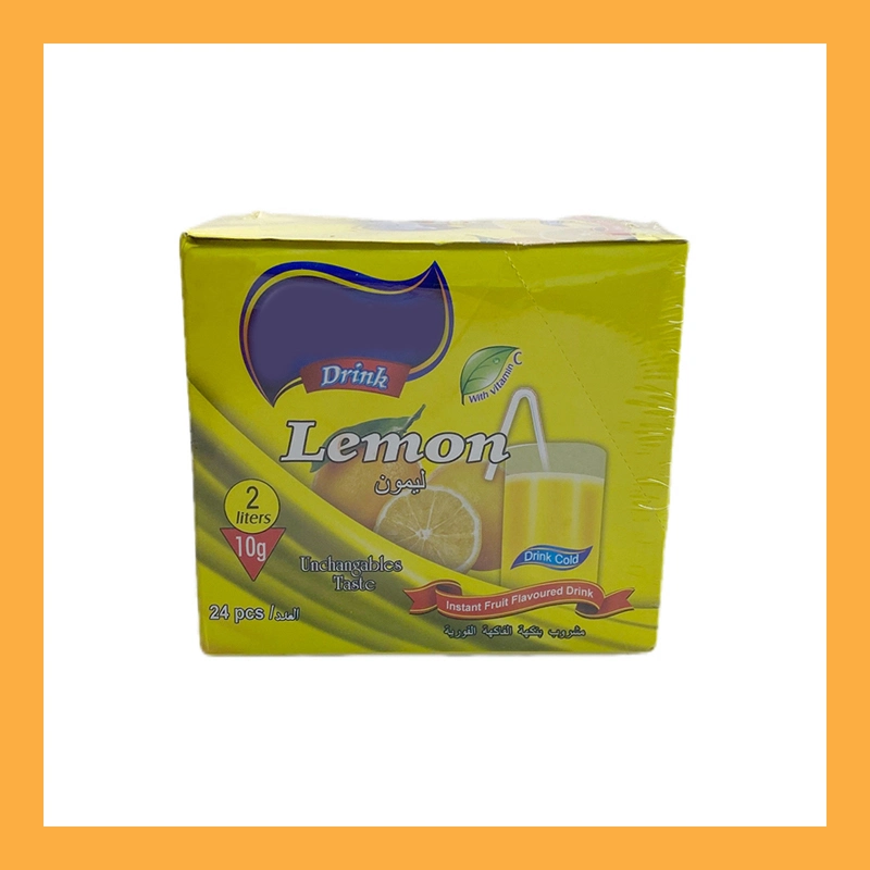 Hot Sale Strawberry Flavor and Lemon Flavor Fruity Instant Powder Drink Candy