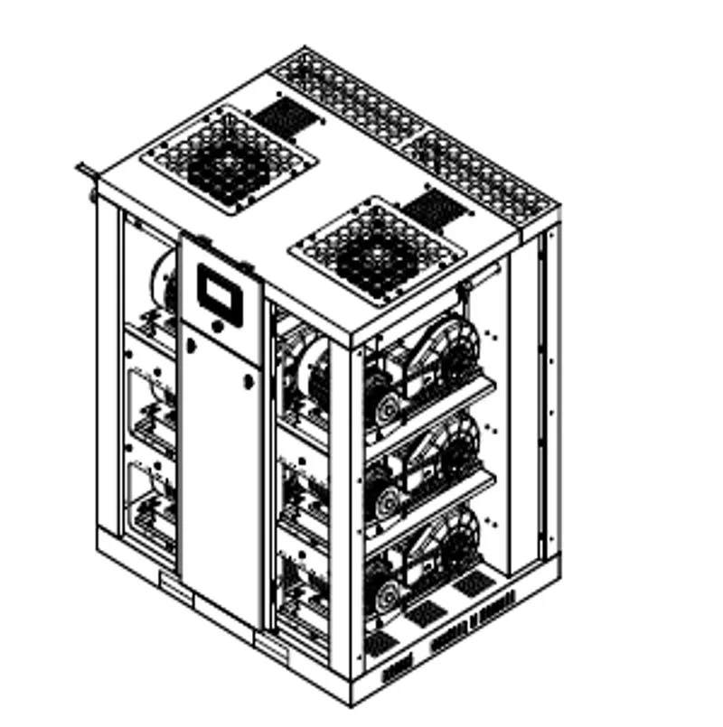 22kW 30HP ölfreie Scroll-Luftkompressor-Systemeinheit