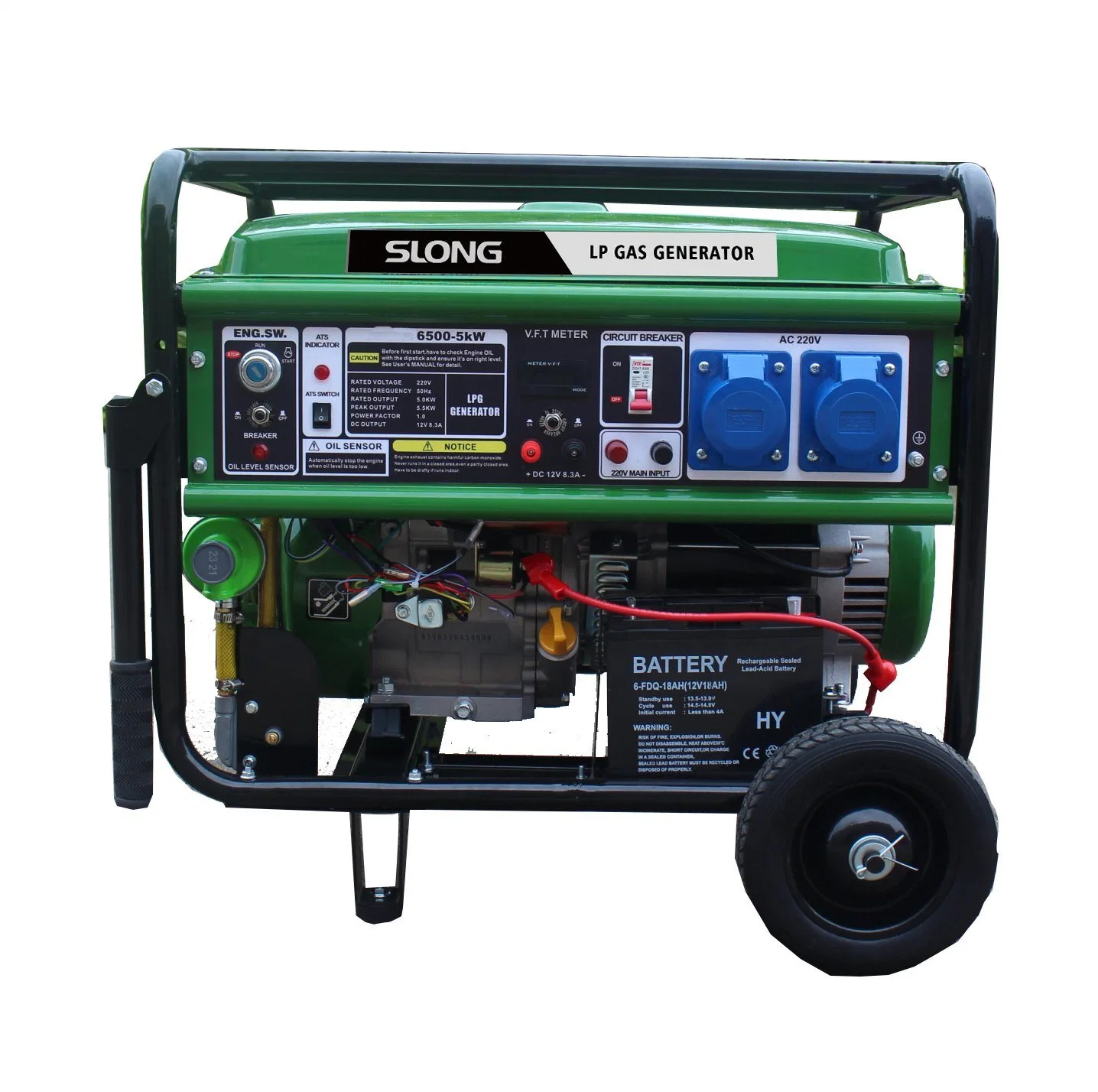 Slong Portable 2kw 3kw 5kw Natural Gas Generator