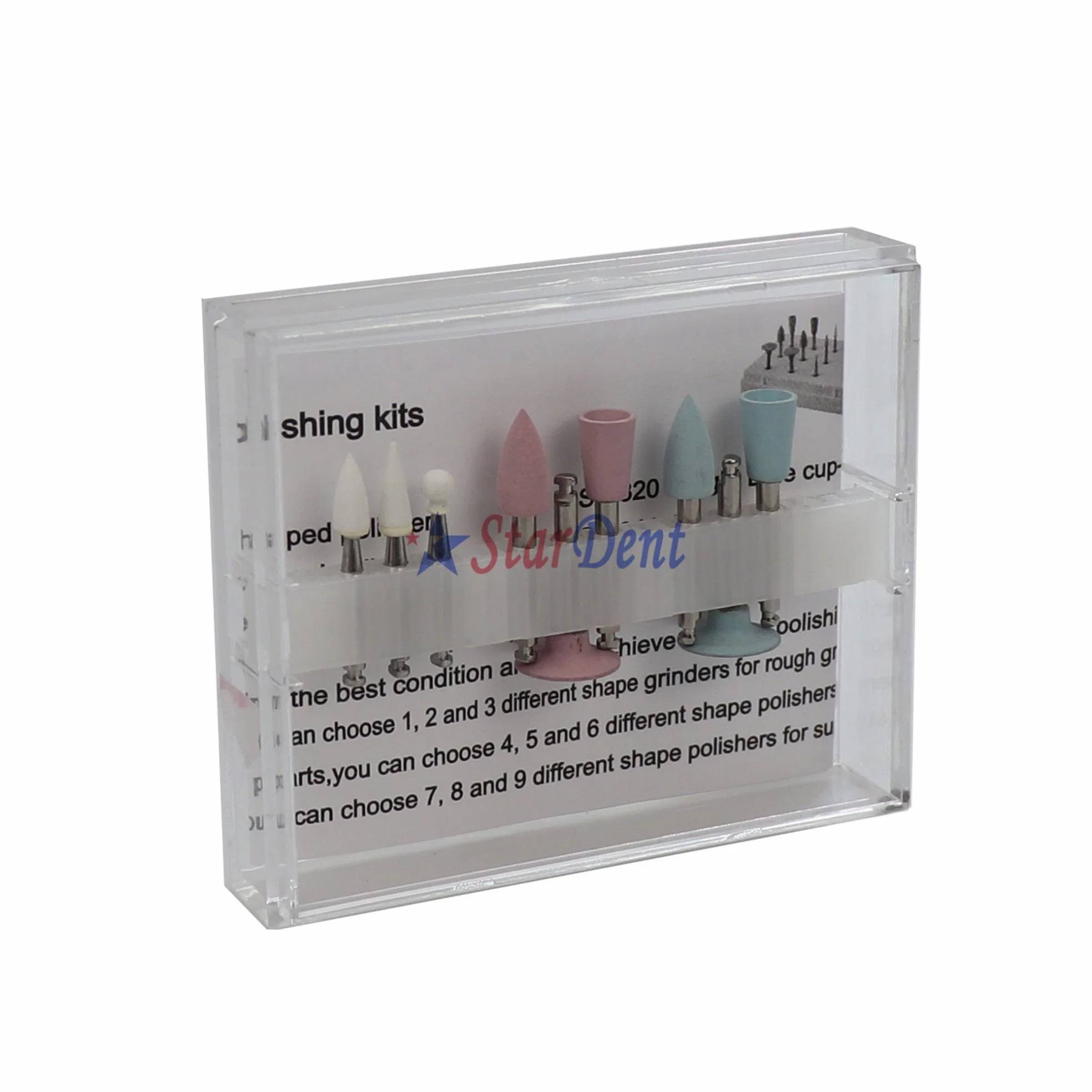 Dental Supply Rubber Polishing Composite Burs Kit Hospital Medical Lab Surgical Diagnostic Dentist Clinic Equipment