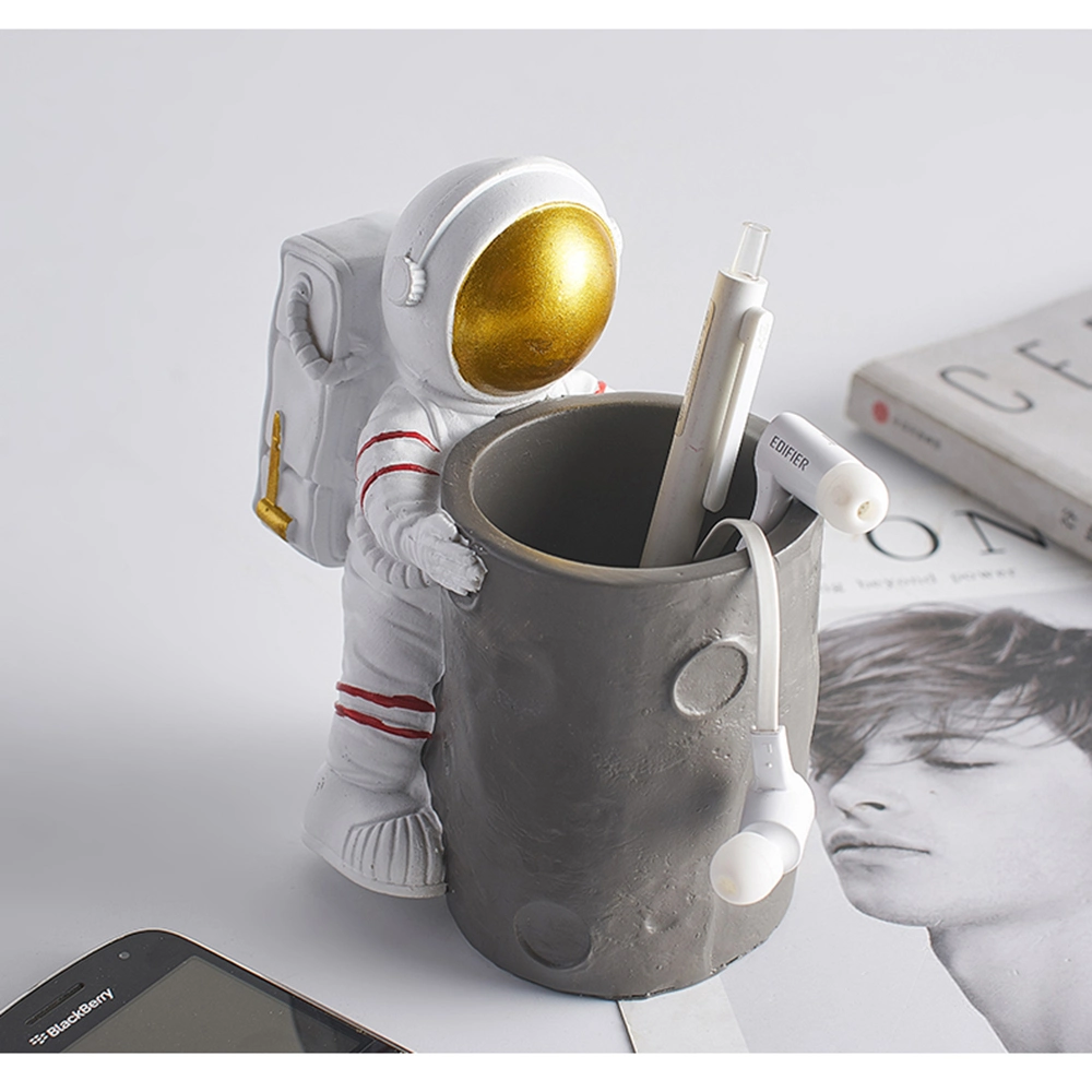 Spaceman Polyresin personalizado de resina de gran tamaño de la vida de la Figurilla decoración astronauta El astronauta estatua