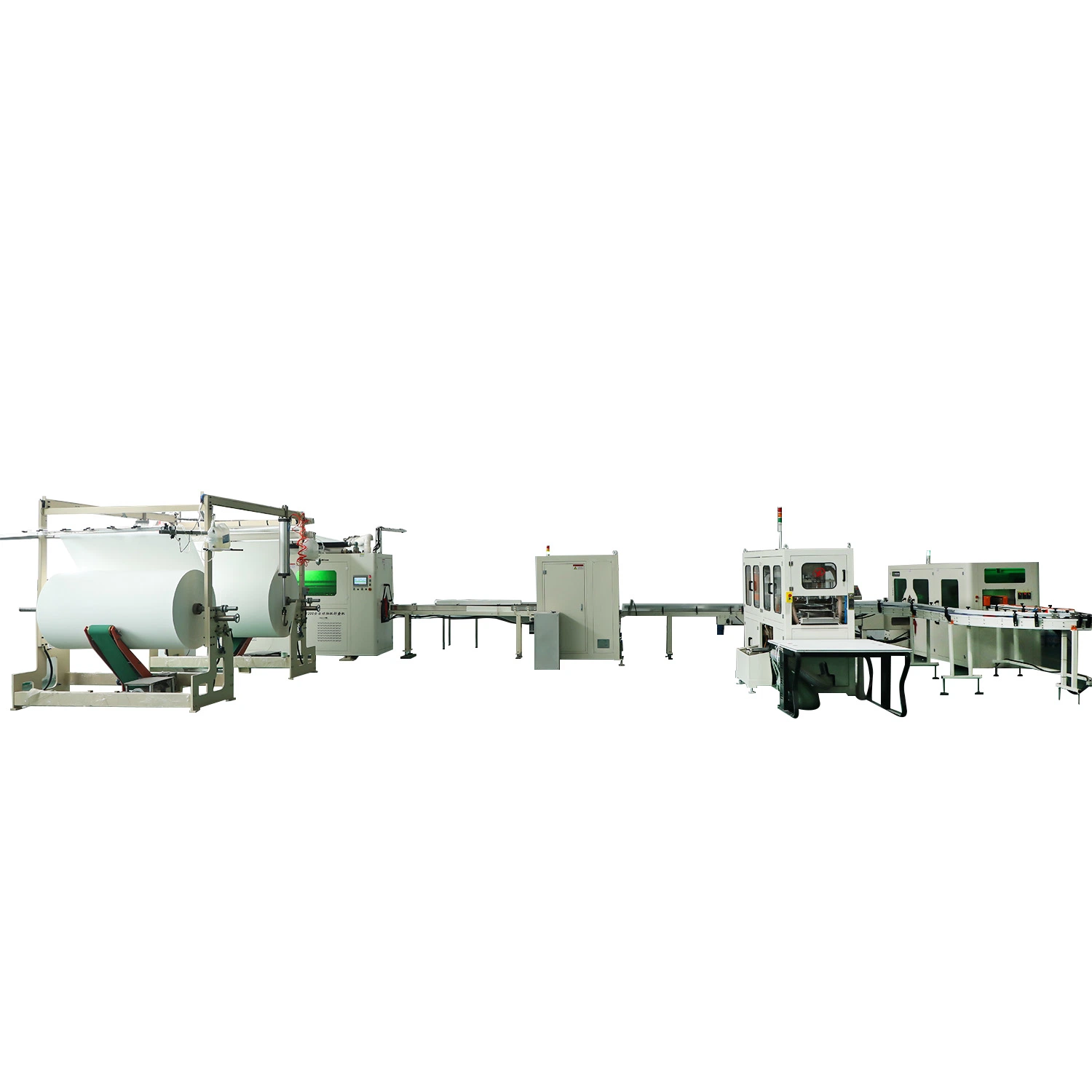 Paper Manufacturing Machine Price V Fold Full Automatic Facial Tissue Paper Making Machine Production Line