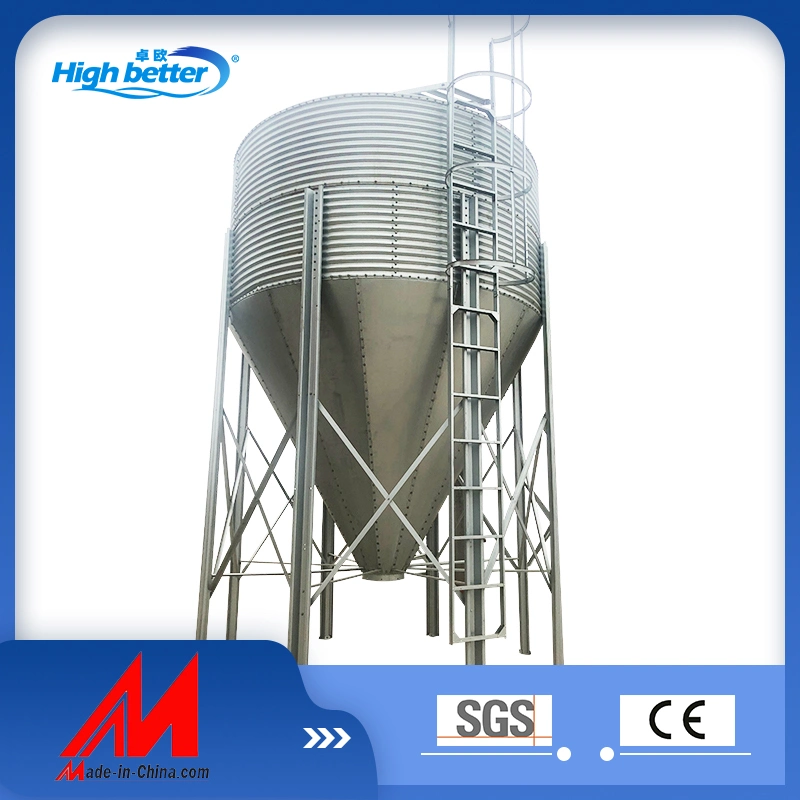 2023 Hot Selling Poultry Farms Made in China, Feeding Chicken Silos