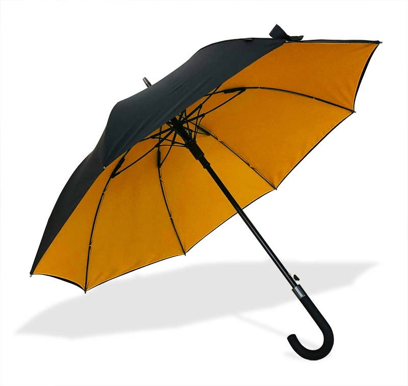 Price 23 Inch Fiberglass Windproof Structure Custom Double Layer Straight Umbrella