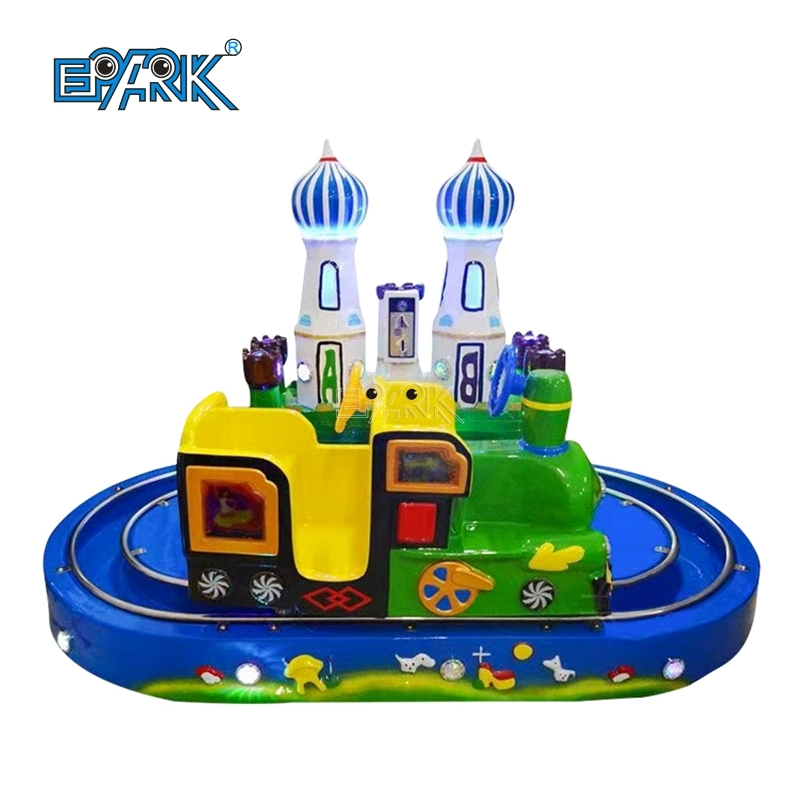 Juegos de máquinas de juego de tren Round Castle Kiddie Ride a la venta