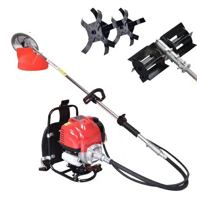 Multifunctional 4 Stroke Petrol Power Weeder Agriculture Weeding Brush Cutter Machine