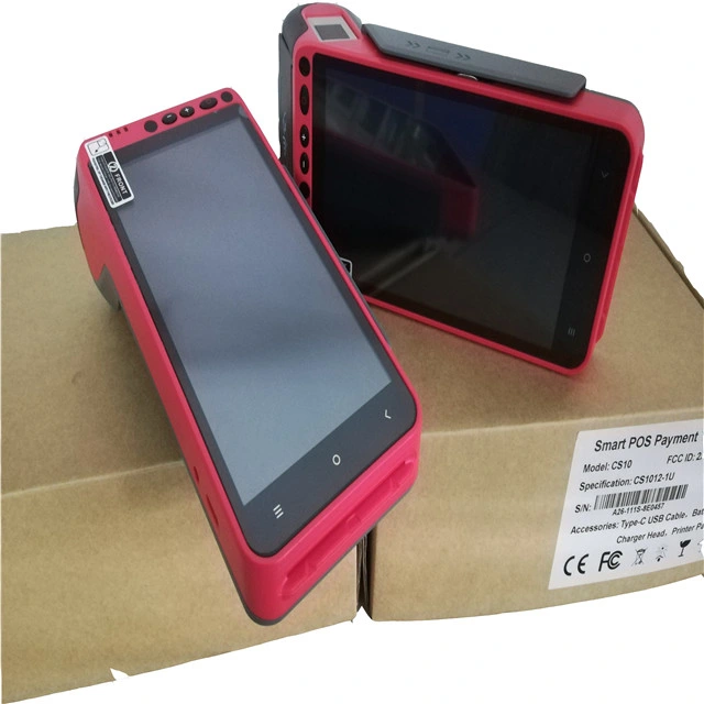 Android Handheld POS System LCD Display with 58mm Thermal Printer in China