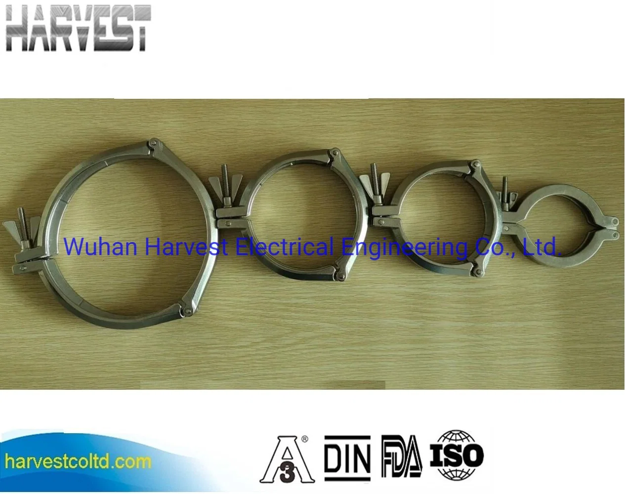 SS304 Vacuum Nw63/Nw80/Nw100/Nw160/Kf63/Kf80/Kf100/Kf160 Vacuum Clamps Vacuum Component for Vacuum System