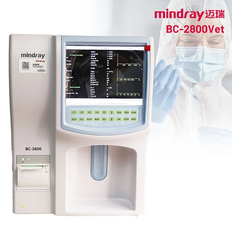 Mindray Bc-2800 Veterinary Cbc Machine 3 Part Hämatologie Analysator Blut Testmaschine Bc2800