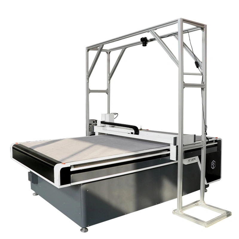 Fabric Textile Automatic Knife Cutting Machine Make Sports Wear Roll to Roll Laser Cutting Machine with Camera