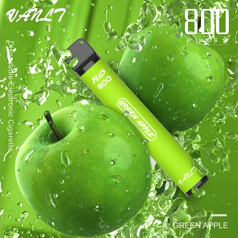 Germany E Cigarette 800 Puff Green Apple Flavoursvanlt Plus Vape Disposable/Chargeable Joy Stick