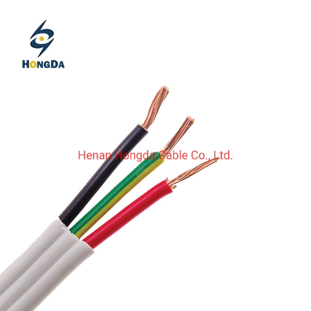 6mm 3core de 4 Núcleos de cable de tierra de alambre de cobre de 2,5 mm Cable Flexible de 4 mm.