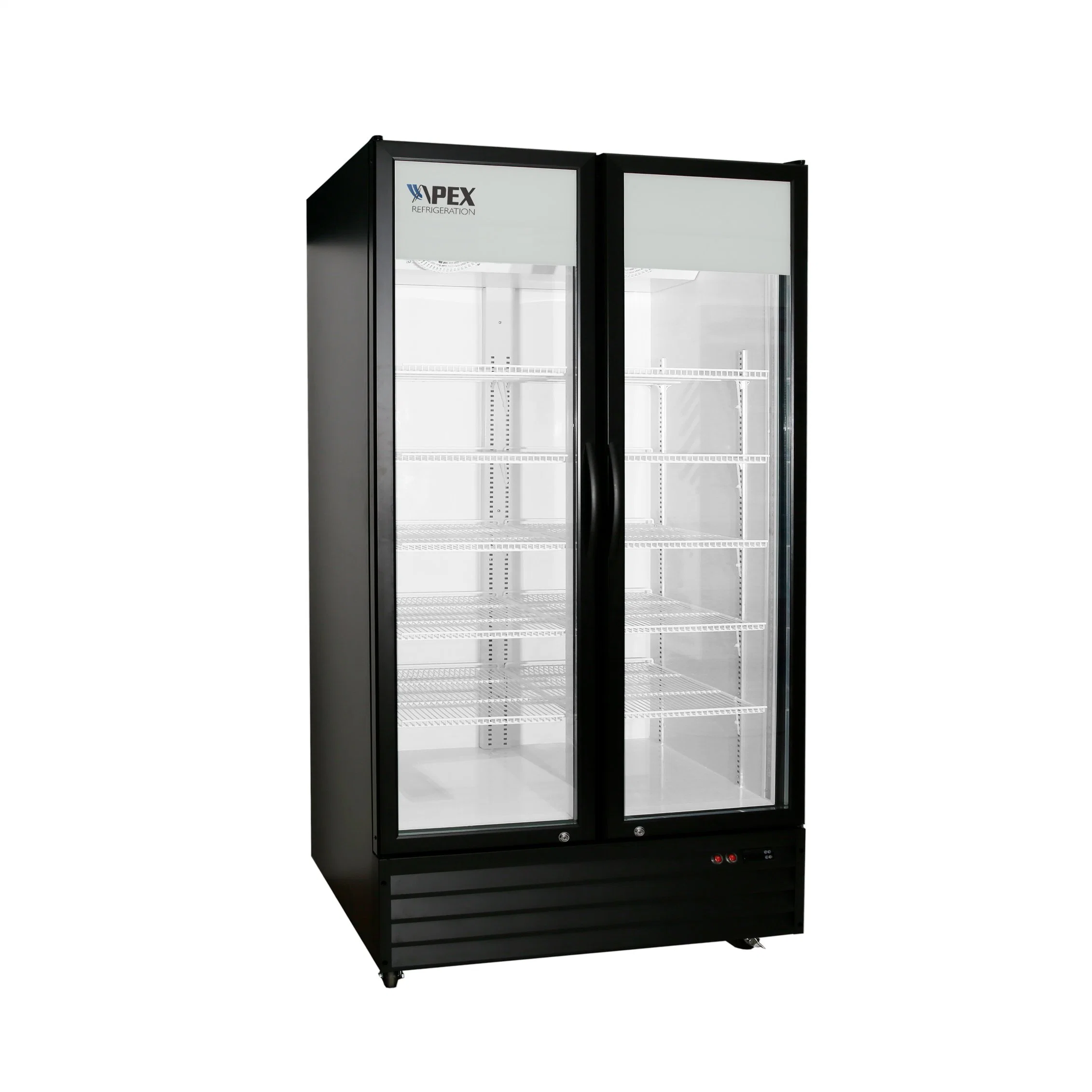 Drinks Fridge Beverage Bottle Cooler 880 L 4 Shelves Lockable Glass Hinge Door Temperature Range 0-10 Degree Cooler