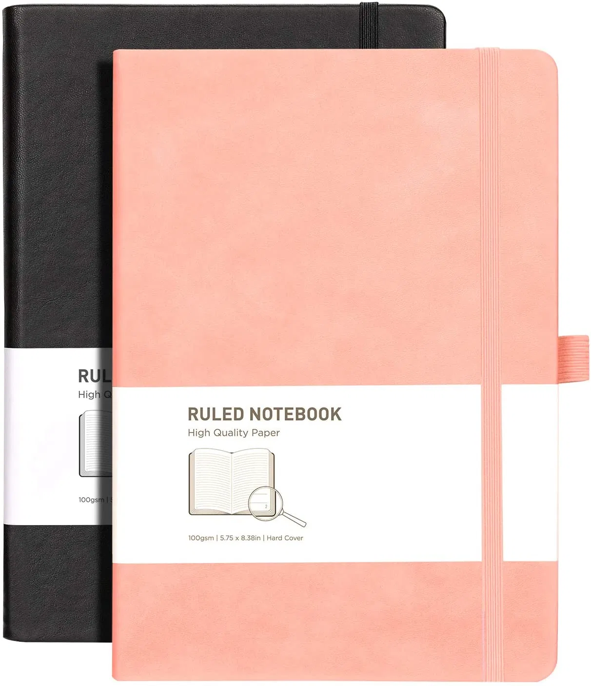 2021 New Eco-Friendly Soft PU Leather Handmade Logo and Size Customized Colorful Notebook