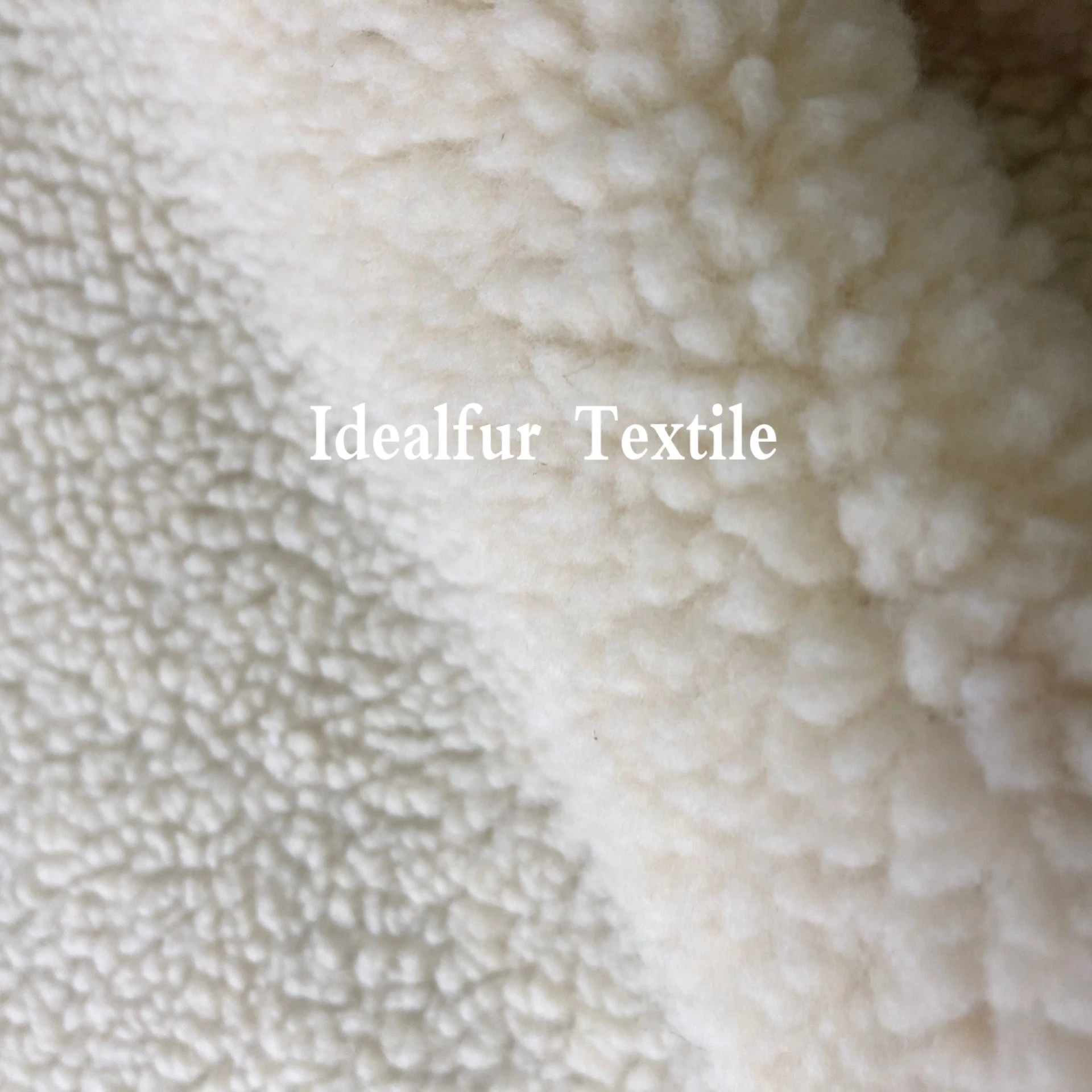 Solid Color Kurze Flores Granule Imitation Wolle Sherpa Pelz