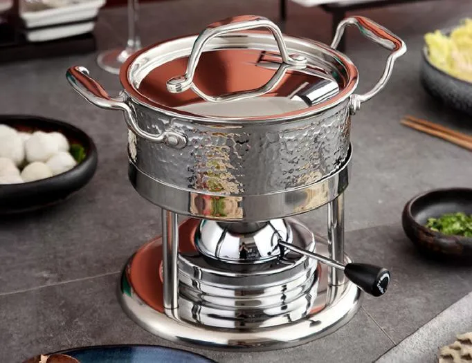 Food Grade Stainless Steel Hot Pot Stove Meiyan Butane Gas Stove Set, Outdoor Picnic Integrated Stove