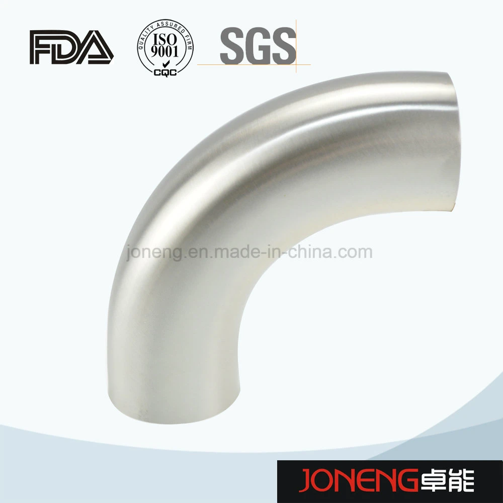 Stainless Steel Pipe Fitting Triclover Clamped 90d Elbow (JN-FT1007)