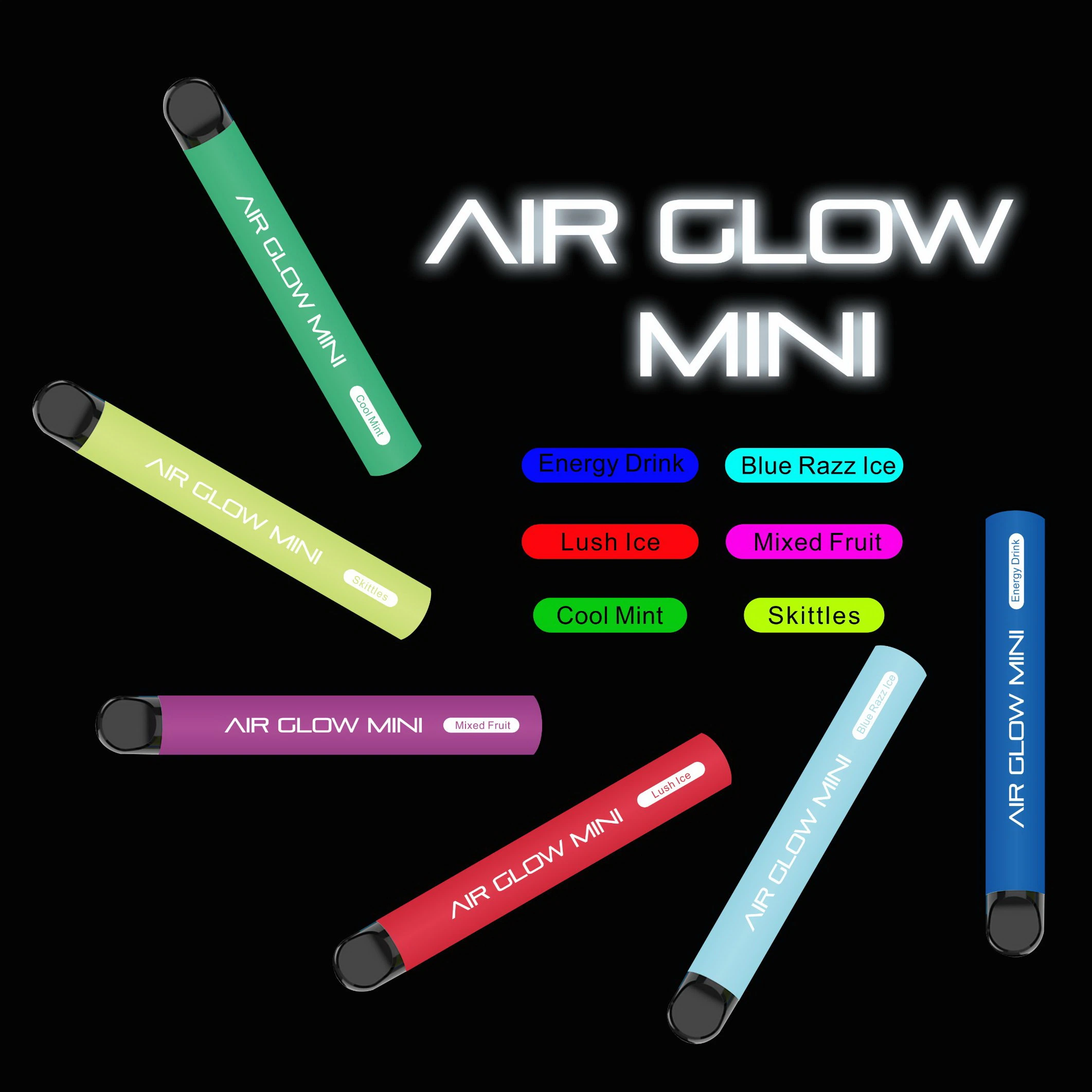 Factory Price Hot Sale OEM/ODM Air Glow 6 vape Flavor Mini 600 Puffs Original Brand Disposable/Chargeable Vape E Cig