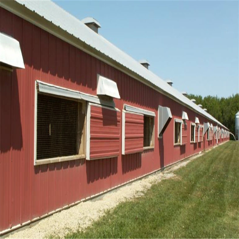 Popular Galvanized Prefabricated Steel Structure Poultry Farm Chicken House