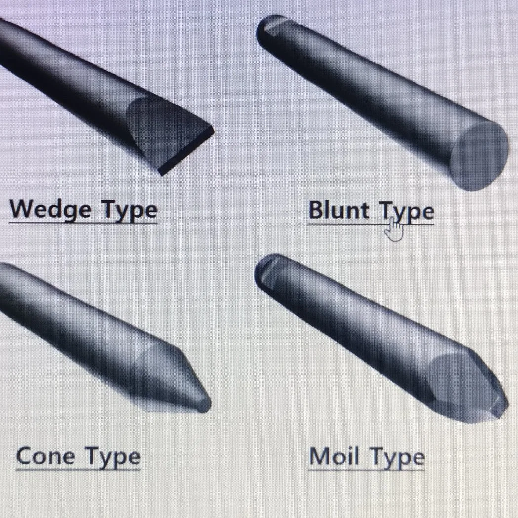 قاطع المطرقة الهيدروليكية في الصين Chisel NPK H10X الخاص بالحفارات المصنعة