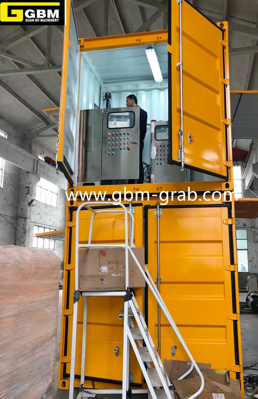 Mobile Containerized Port Bagging Machine Unit