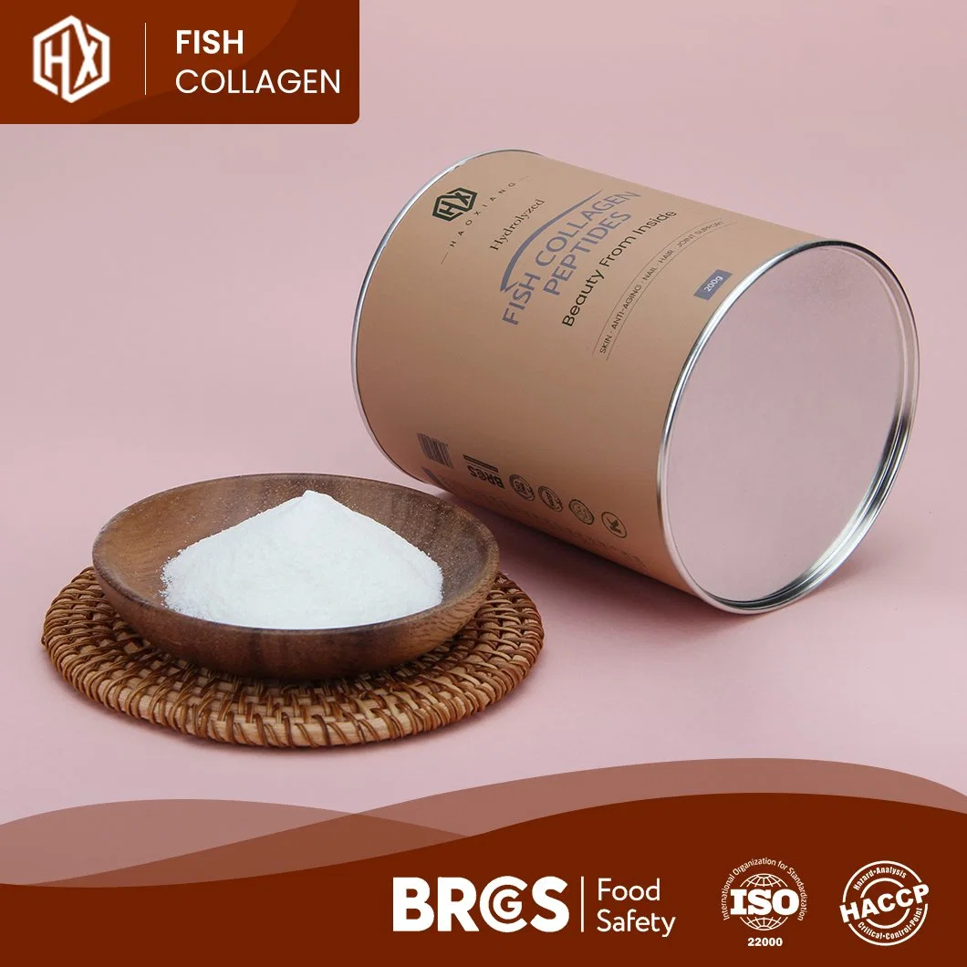 Les peptides de collagène marin Taiwanmei Chine fournisseur 100 Pure Poudre de collagène Cheap Wholesale/Supplier Custom aide à promouvoir l'absorption du calcium de la morue de la poudre de collagène Skin-Fish