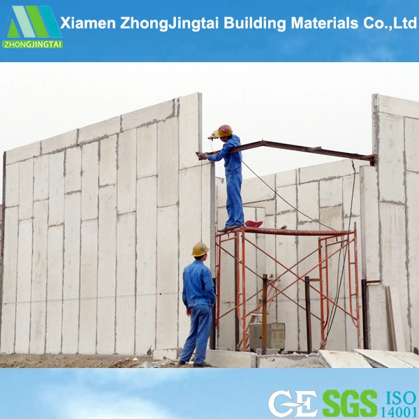 El panel de pared exterior del panel de pared interior aislado de los Materiales de Construcción Verde