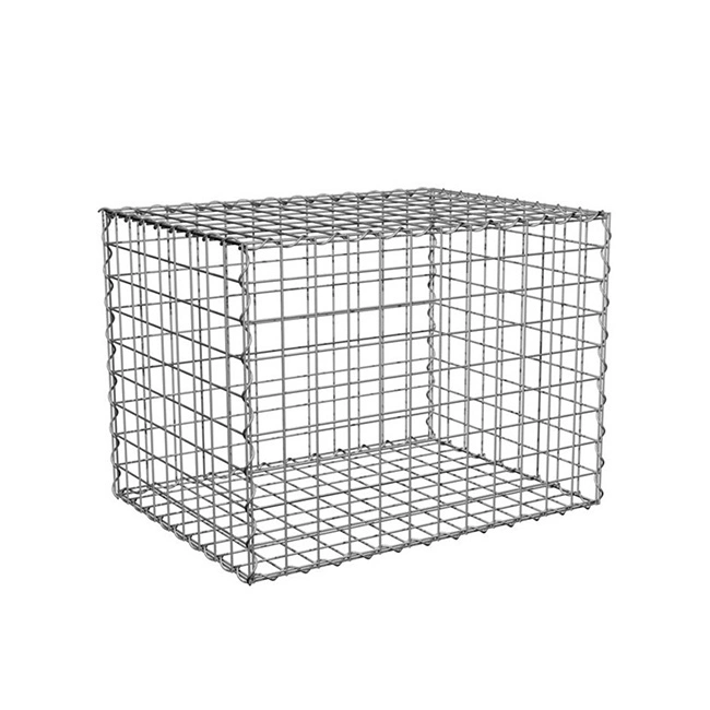 Zinc Coated Landscape Stone Cage Garden Fence Welded Mesh Gabion Basket