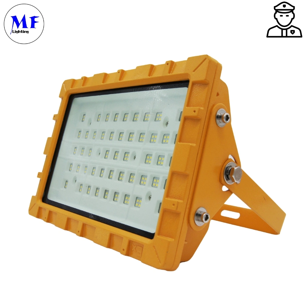 Factory Price 140lm/W 5 Years Warranty 100W 120W IP66 Ik10 LED Explosion Proof Light for Chemical Plant Oil Refinery Harsh Environment