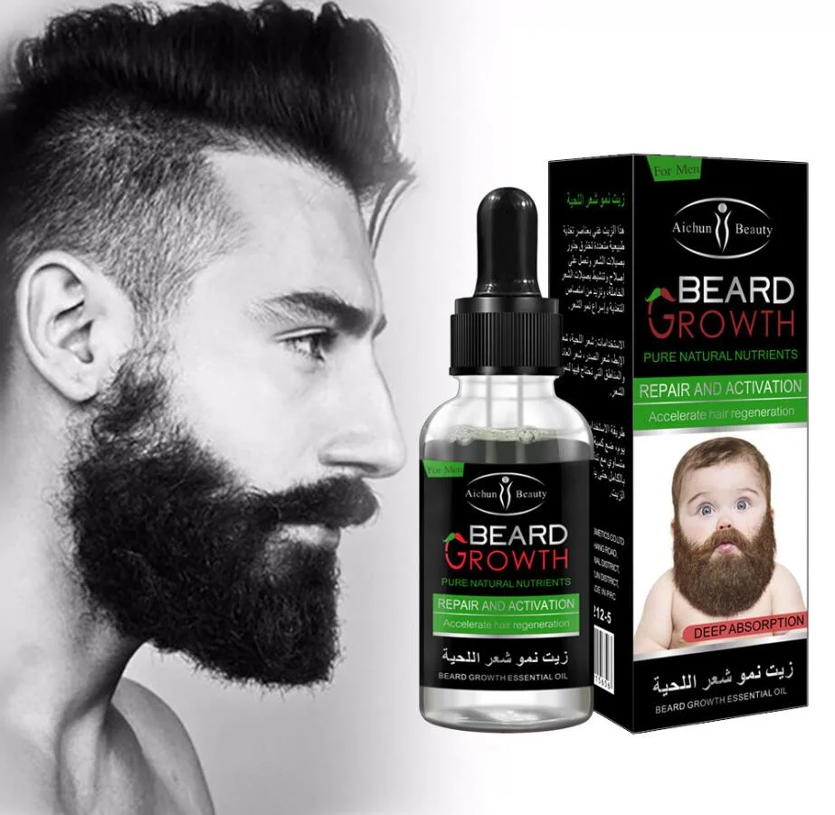 Aichun Beard Growth Pure Natural Nutrients Hair Regeneration Oil