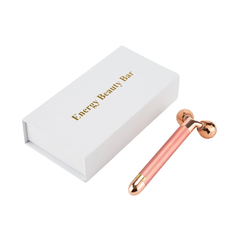 Type y électrique 3D Roller Gold Bar V face Mini Instrument de beauté de barre de massage