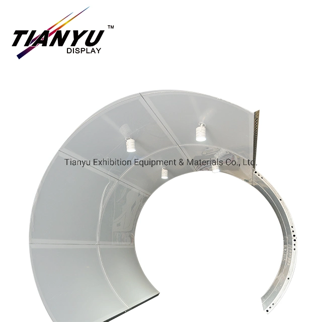 Promotion New Style Custom Curve Aluminium Alloy Messe Stand Display