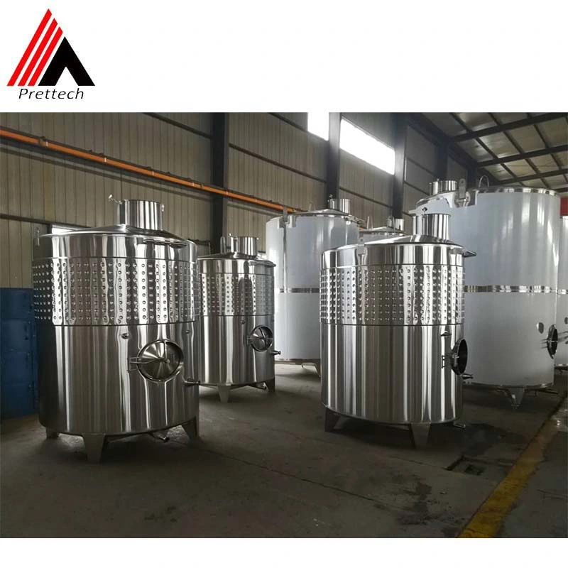 Wine Fermentation Tank with Cooling Jacket