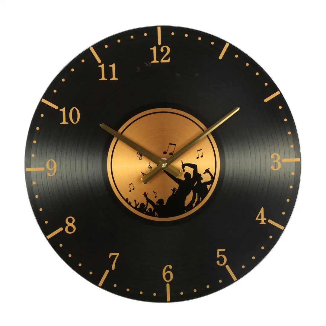 2022 Newest Design Music Design Disk Wall Clock